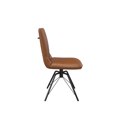 Fara Faux Leather Swivel Dining Chairs – Set of 4, 6 or 8