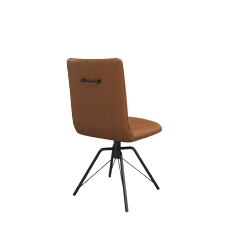 Toronto 160 - 200cm Wood Effect Duro Top Extending Dining Table with Tan Chairs - Pendle Village Furniture