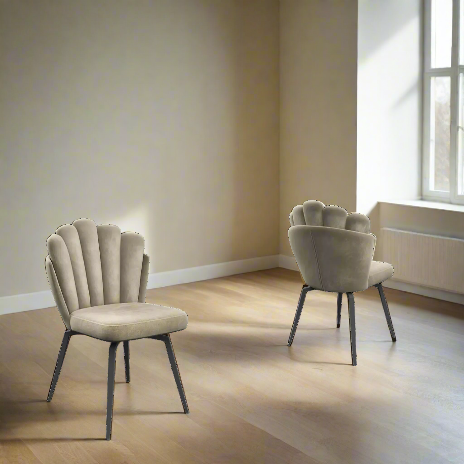 Mink colour dining chairs hotsell