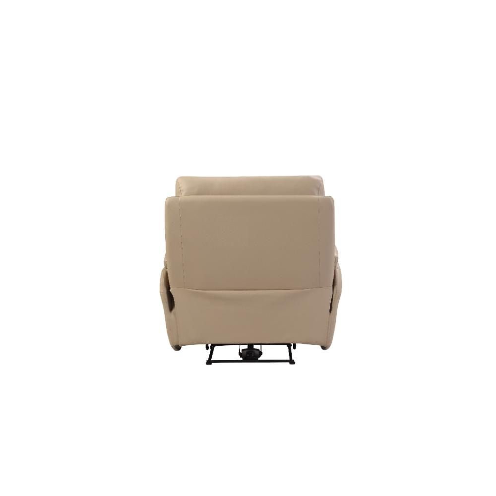 Foster Latte Leather Electric Reclining Armchair - Pendle Village Furniture