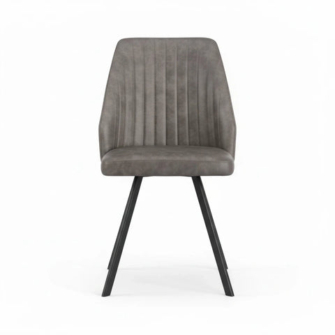 Federic Distressed PU Leather Dining Chairs – Set of 4