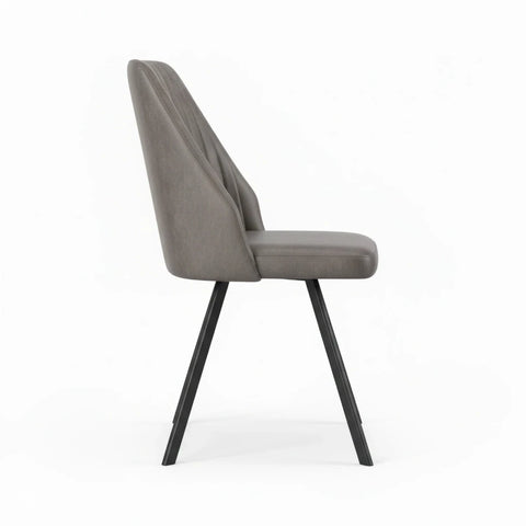 Federic Distressed PU Leather Dining Chairs – Set of 4
