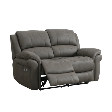 Flynn Power Recliner 2 Seater Sofa in Grey or Stone