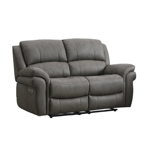 Flynn Power Recliner 2 Seater Sofa in Grey or Stone