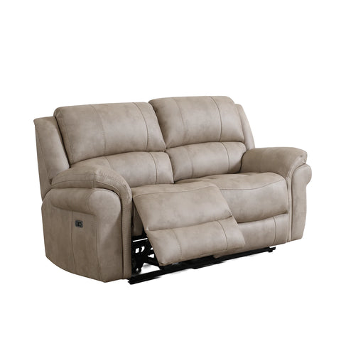 Flynn Power Recliner 2 Seater Sofa in Grey or Stone
