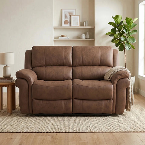 Flynn 2 Seater Recliner Sofa with USB Charging