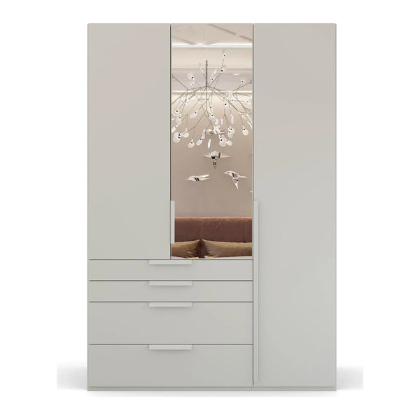 Frans 151cm Decor 3 Door Wardrobe With Drawers Rauch Pendle Village