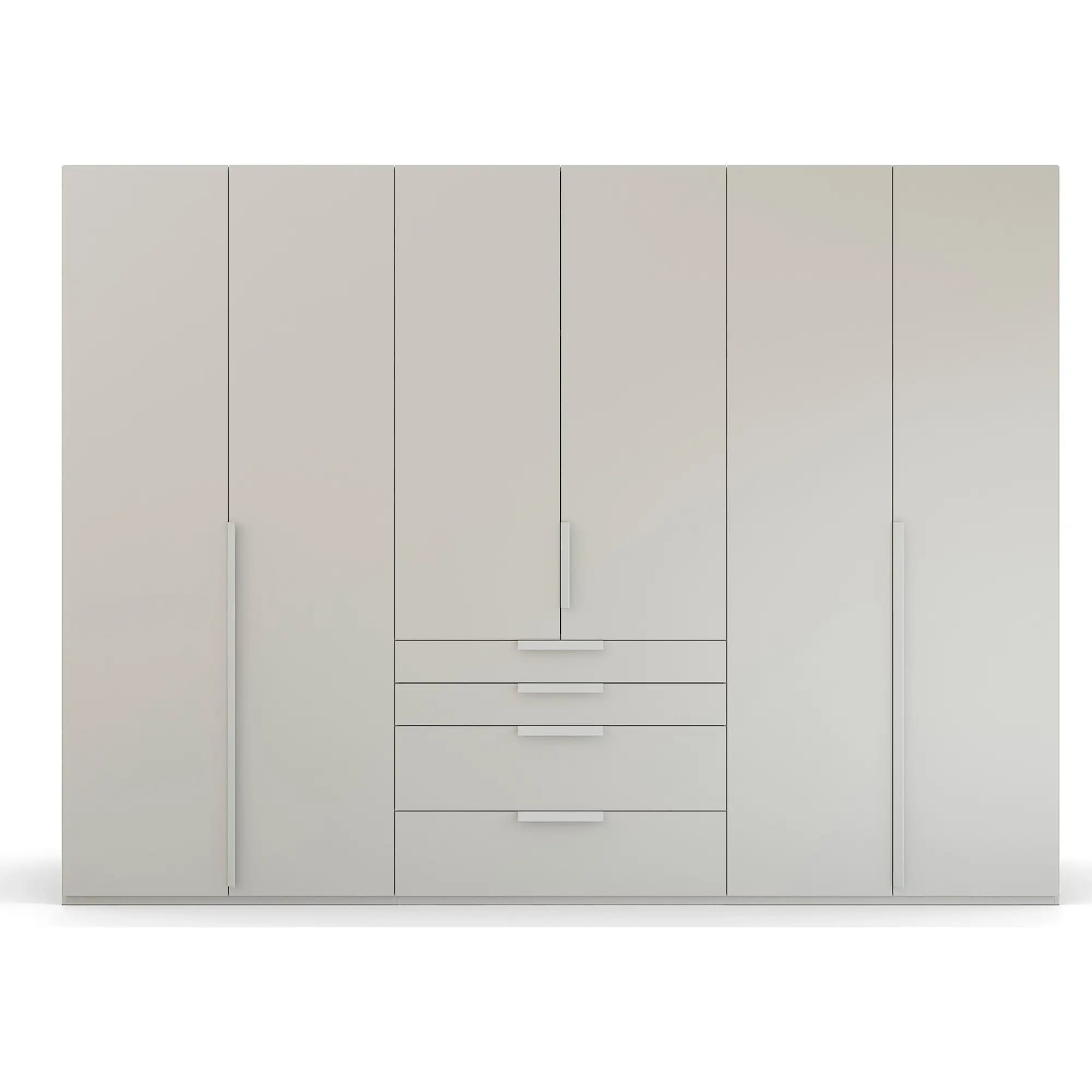 Rauch Frans Silk Grey Large 6 Door Wardrobe sale, 3m long 223cm height - 002