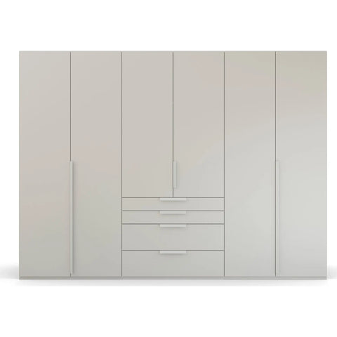 Rauch Frans Silk Grey Large 6 Door Wardrobe sale, 3m long 223cm height - 002