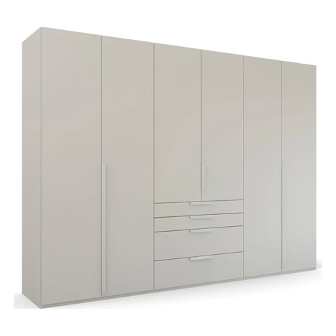 Rauch Frans Silk Grey Large 6 Door Wardrobe sale, 3m long 223cm height - 004
