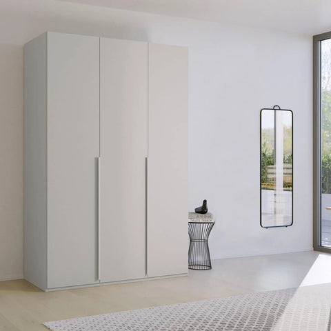 Frans 151cm Decor 3 Door Hinged Wardrobe - Pendle Village Furniture