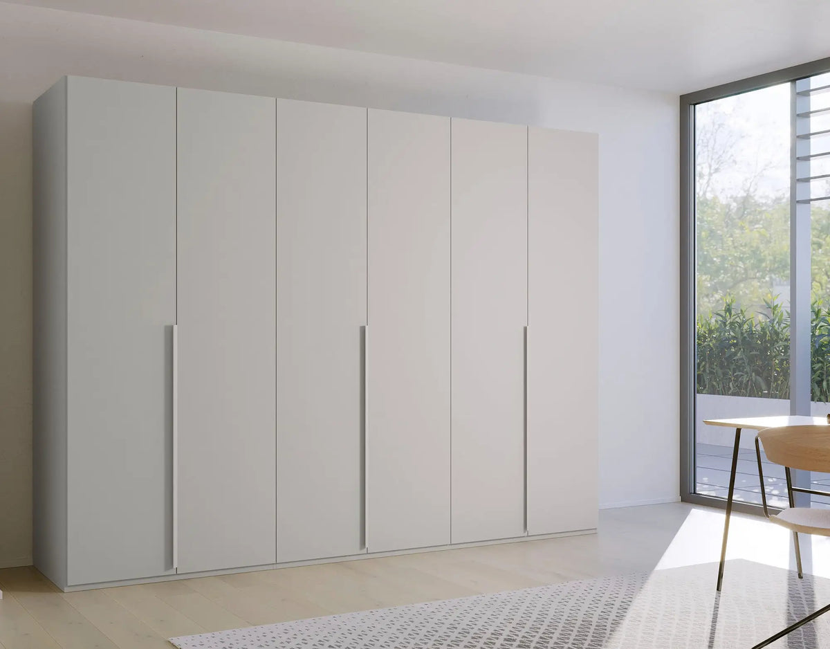 Frans 300cm Decor 6 Door Large Wardrobe - Pendle Village Furniture