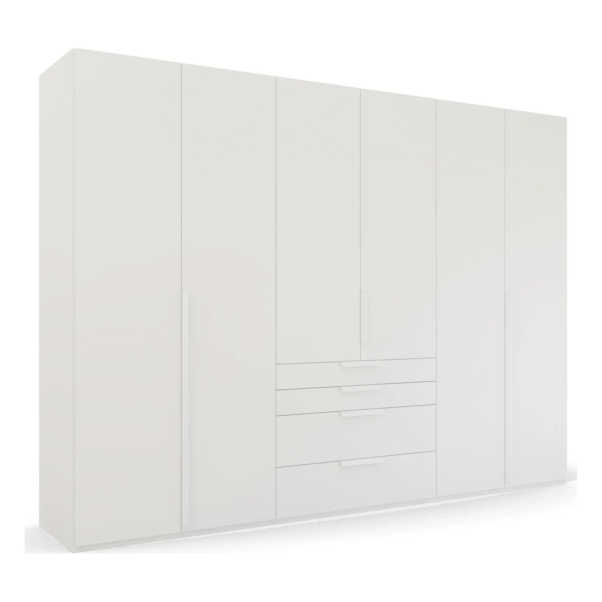 Rauch Frans White Large 6 Door Wardrobe sale, 3m long 223cm height - 007