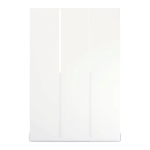 Frans 151cm Decor 3 Door Hinged Wardrobe - Pendle Village Furniture