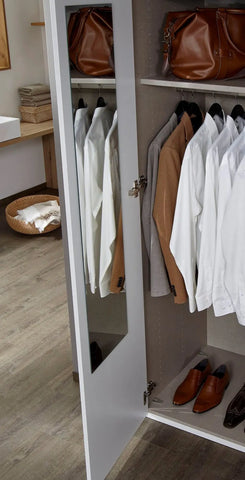 Frans 151cm Decor 3 Door Hinged Wardrobe - Pendle Village Furniture