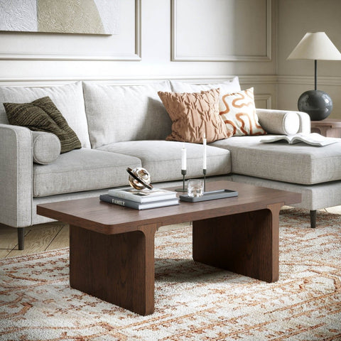 Saint Amond Dark Wood Coffee Table - Pendle Village Furniture