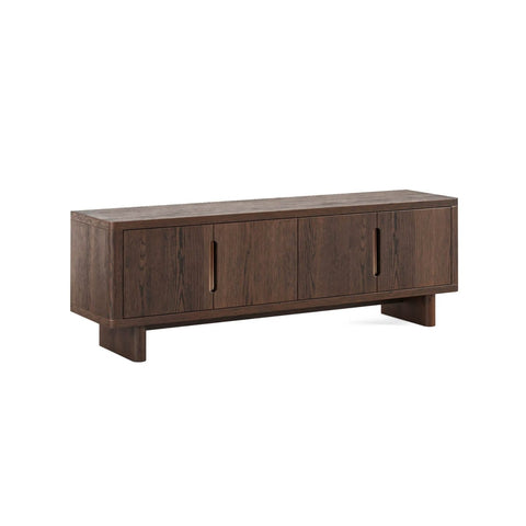 Saint Amond Dark Wood Media Unit - Pendle Village Furniture