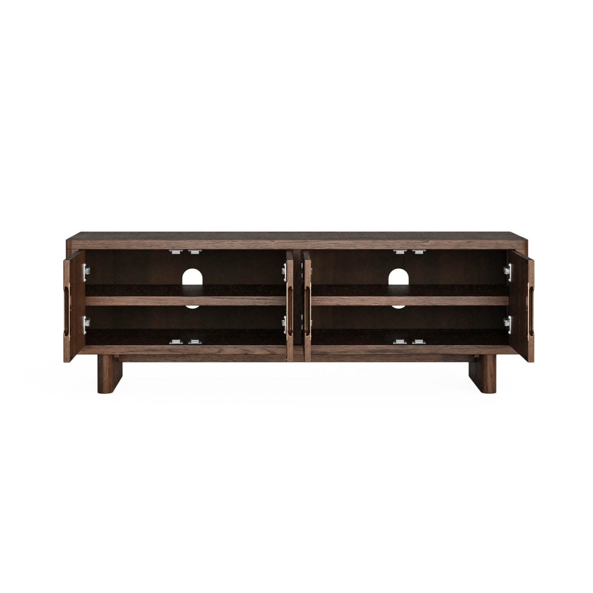 Saint Amond Dark Wood Media Unit - Pendle Village Furniture