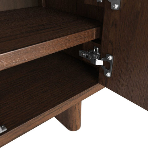 Saint Amond Dark Wood Media Unit - Pendle Village Furniture