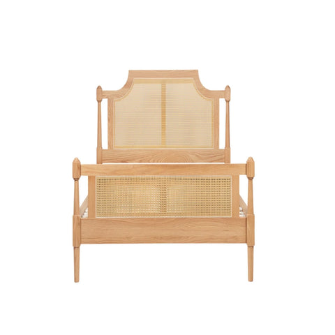 Durable bed base with strong slats for long lasting support.