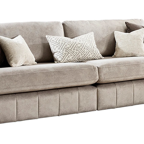 Soho Gemini Stone Grand Fabric Sofa