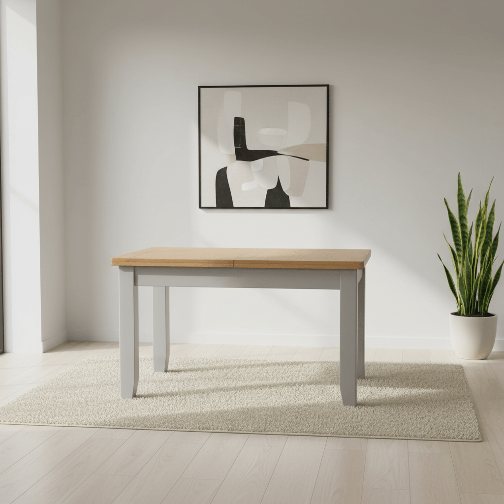 Gloucester 1.4M Wooden Extending Dining Table
