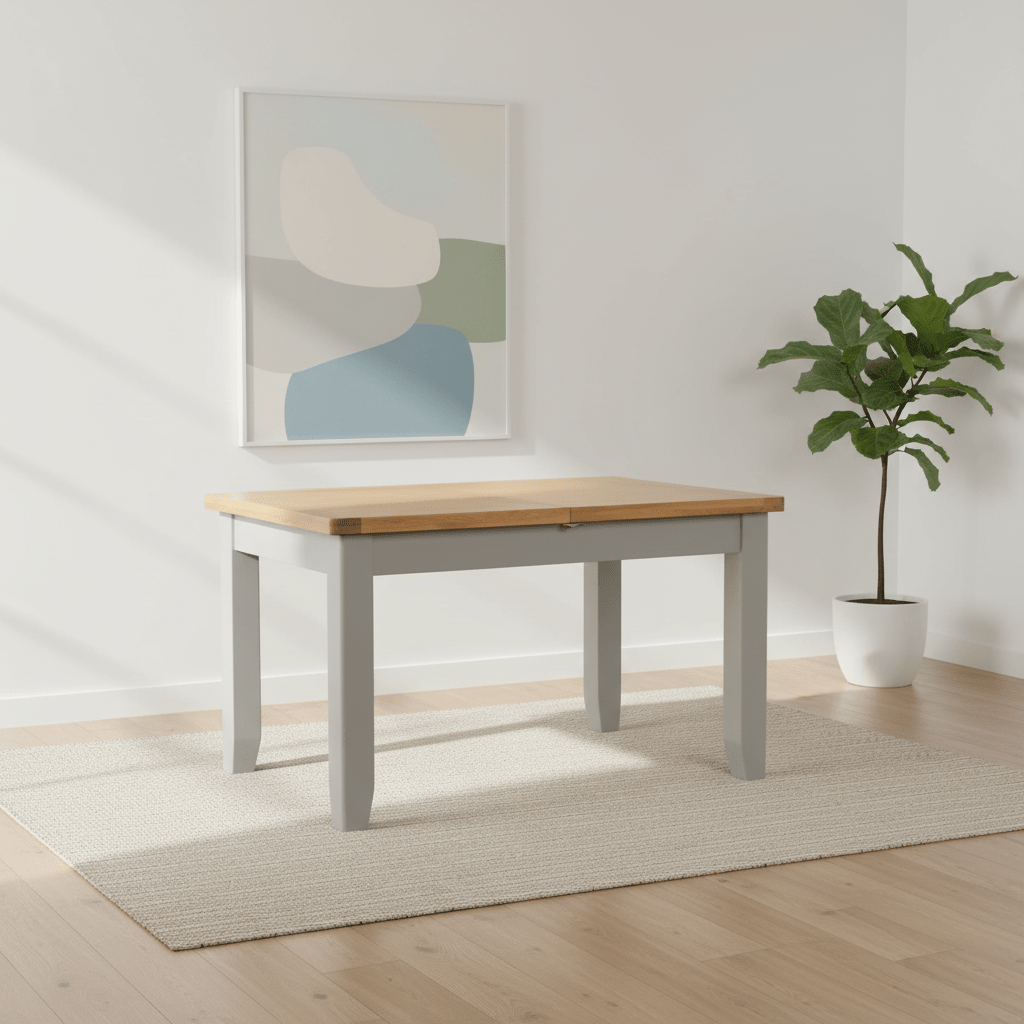 Gloucester 1.2M Small Oak Extending Dining Table