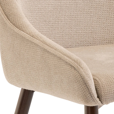 Granada Ivory Fabric Dining Chair – Set of 4 - Pendle Village Furniture
