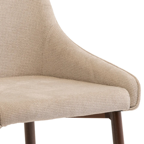 Granada Ivory Fabric Dining Chair – Set of 4 - Pendle Village Furniture