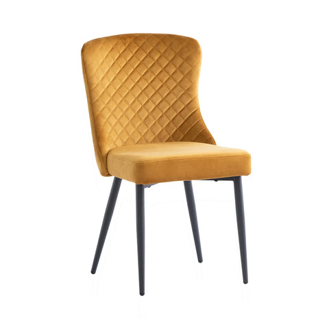 Grand Plush Velvet Dining Chair – Set of 4 - Pendle Village Furniture