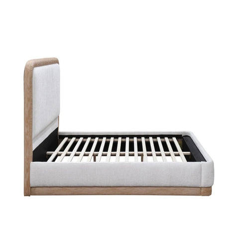 Strong bed frame built for stability and long term performance.