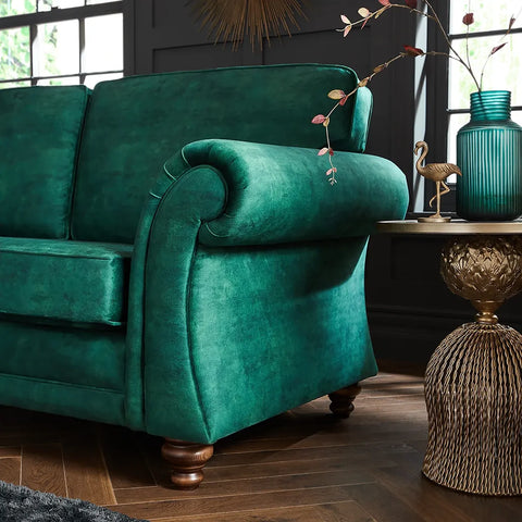 Montague Milano Fabric Upholstered 2 Seater Sofa - Pendle Village Furniture