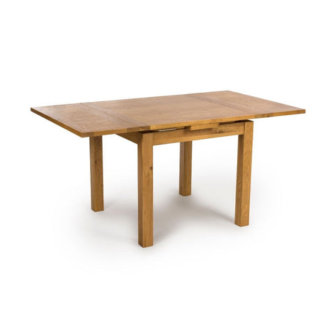 Hampshire Solid Oak Draw Leaf Extending Dining Table 90–160cm