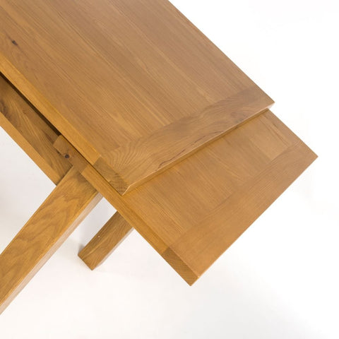 Hampshire Solid Oak Draw Leaf Extending Dining Table 90–160cm