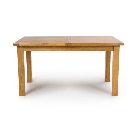 Hampshire Solid Oak Butterfly Extending Dining Table 120–165cm