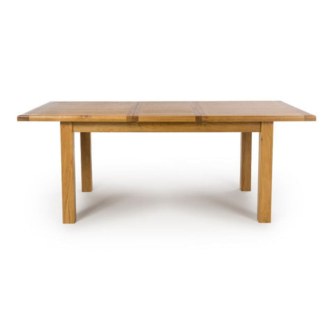 Hampshire Solid Oak Butterfly Extending Dining Table 120–165cm