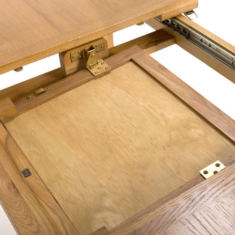 Hampshire Solid Oak Butterfly Extending Dining Table 120–165cm