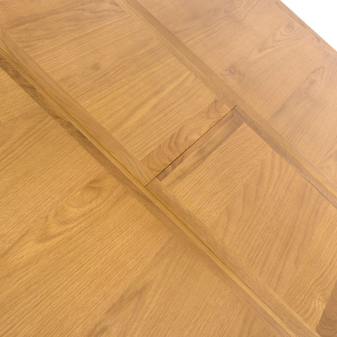 Hampshire Solid Oak Butterfly Extending Dining Table 120–165cm