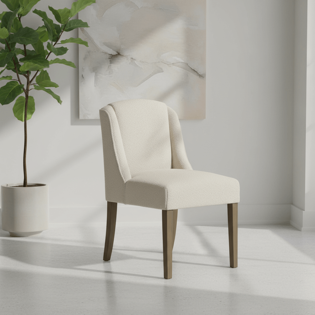 Whitby Cream Boucle Dining Chair – Set of 2