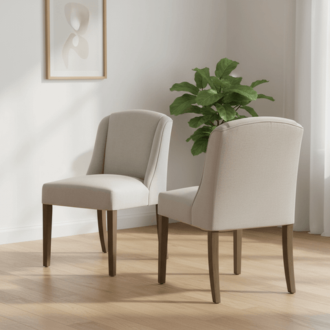 Whitby Grey Upholstered Dining Chair – Set of 2