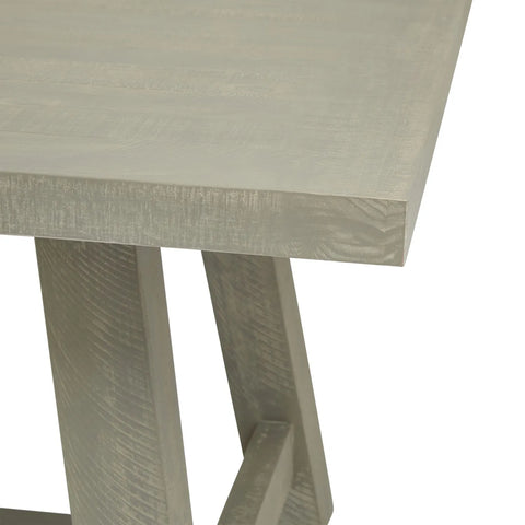 Whitby Soft Grey Wood Dining Table – 200cm - Pendle Village Furniture
