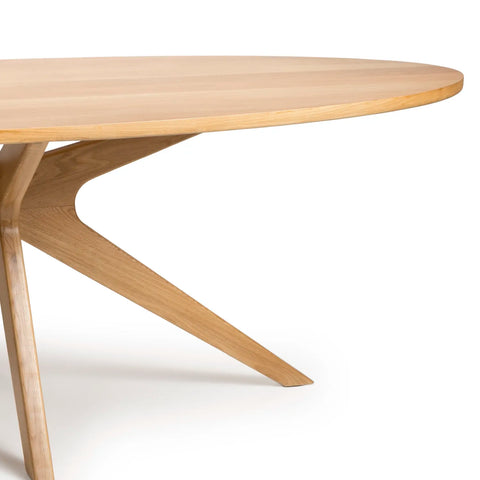 Armande Oval Oak Veneer Dining Table – 200cm - Pendle Village Furniture