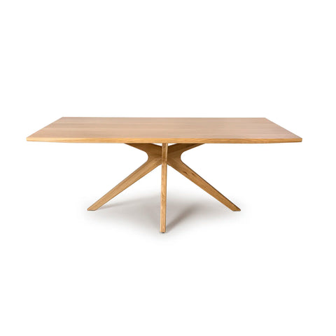 Armande Rectangular Oak Veneer Dining Table – 160cm - Pendle Village Furniture