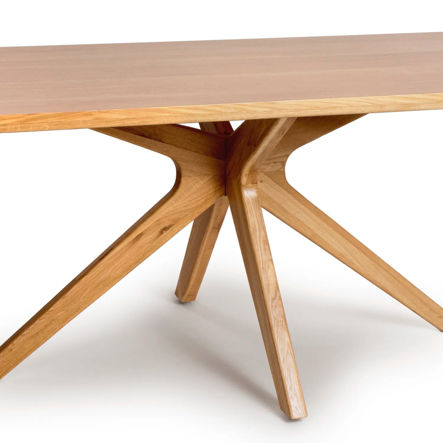 Armande Rectangular Oak Veneer Dining Table – 160cm - Pendle Village Furniture