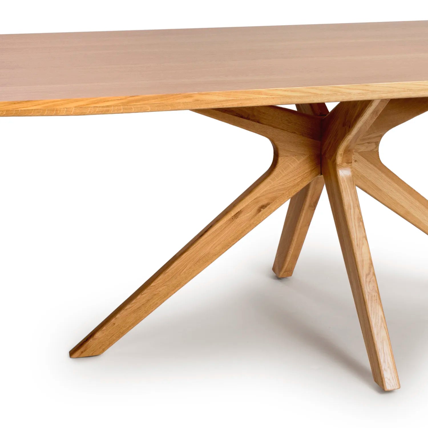 Armande Rectangular Oak Veneer Dining Table – 160cm - Pendle Village Furniture