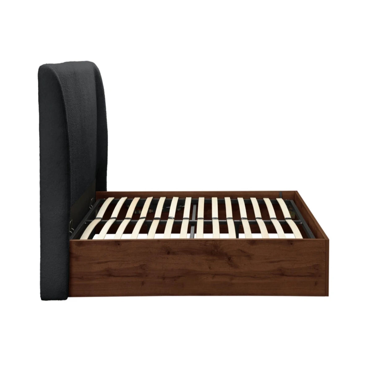 Sturdy construction bed designed for stability and everyday use.