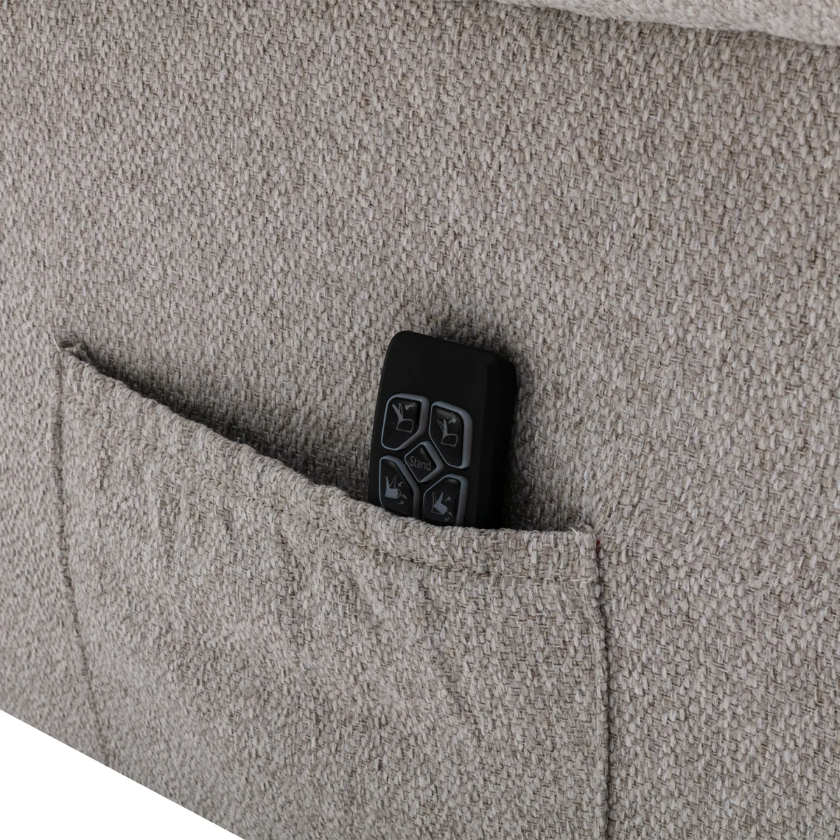 Hampshire Linen Fabric Dual Motor Riser Recliner Chair - Pendle Village Furniture