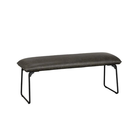 Harper Dark Grey Mottled PU Corner Dining Bench