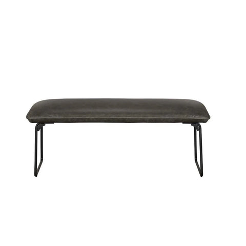 Harper Dark Grey Mottled PU Corner Dining Bench