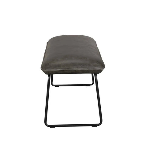 Harper Dark Grey Mottled PU Corner Dining Bench